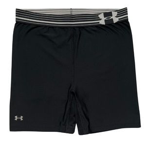 UNDER ARMOUR Women’s Medium Mid 5.5” Black Compression Shorts